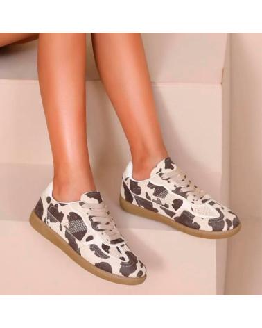 BUBBLE BOBBLE B-6616 SNEAKER KUHMUSTER VACA