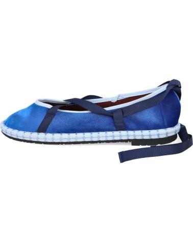 BUBBLE BOBBLE CD-5 BAILARINAS TERCIPELO CINTAS MUJER ROYAL AZUL