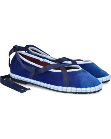 BUBBLE BOBBLE CD-5 BAILARINAS TERCIPELO CINTAS MUJER ROYAL AZUL