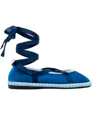 BUBBLE BOBBLE CD-5 BAILARINAS TERCIPELO CINTAS MUJER ROYAL AZUL