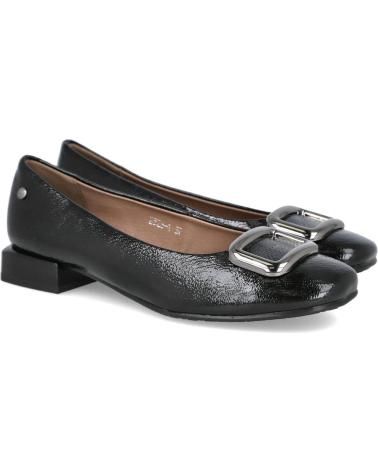 BUBBLE BOBBLE E526-1 BAILARINAS ADORNO METALICO MUJER NEGRO