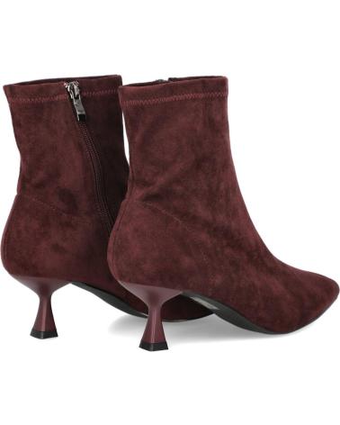 BUBBLE BOBBLE 5807-B BOTINES DE MUJER CON TACON CHUPETE BURDEOS