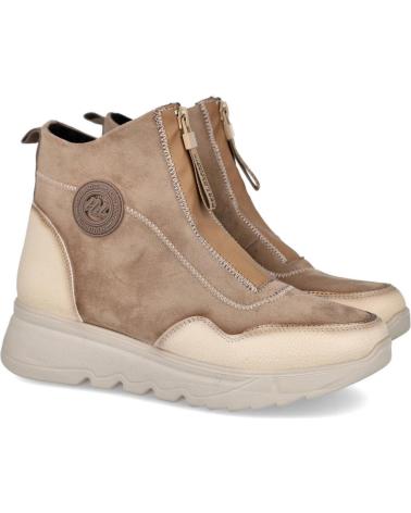 BUBBLE BOBBLE M327-6 BOTINES DEPORTIVOS PLANOS MUJER BEIGE