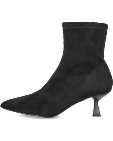 BUBBLE BOBBLE 5807-B BOTINES DE MUJER CON TACON CHUPETE NEGRO