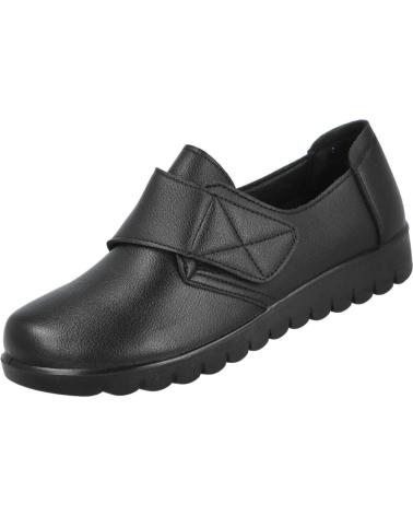 BUBBLE BOBBLE H2260 ZAPATOA PLANOS CON CIERRE ADHERENTE MUJER NEGRO