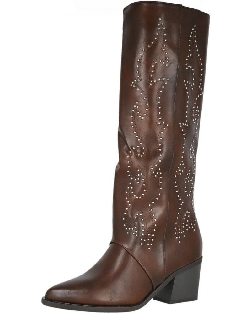 BUBBLE BOBBLE BUBBLE 9263 BOTAS COWBOY MUJER MARRON