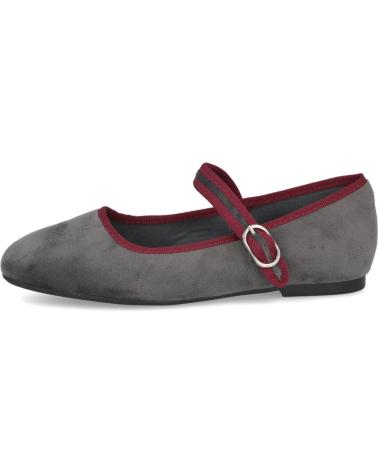 BUBBLE BOBBLE H9037 MERCEDITAS DE ANTELINA PARA MUJER GRIS-BURDEOS