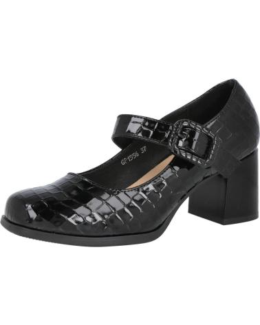 BUBBLE BOBBLE GP1556 ZAPATOS DE TACON ESTILO MARY JANE NEGRO
