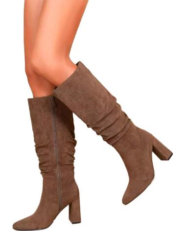 BUBBLE BOBBLE H8-991H BOTAS DE TACON MUJER TAUPE