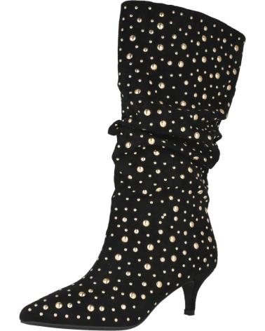 BUBBLE BOBBLE 7543 BOTAS TACHAS MUJER NEGRO