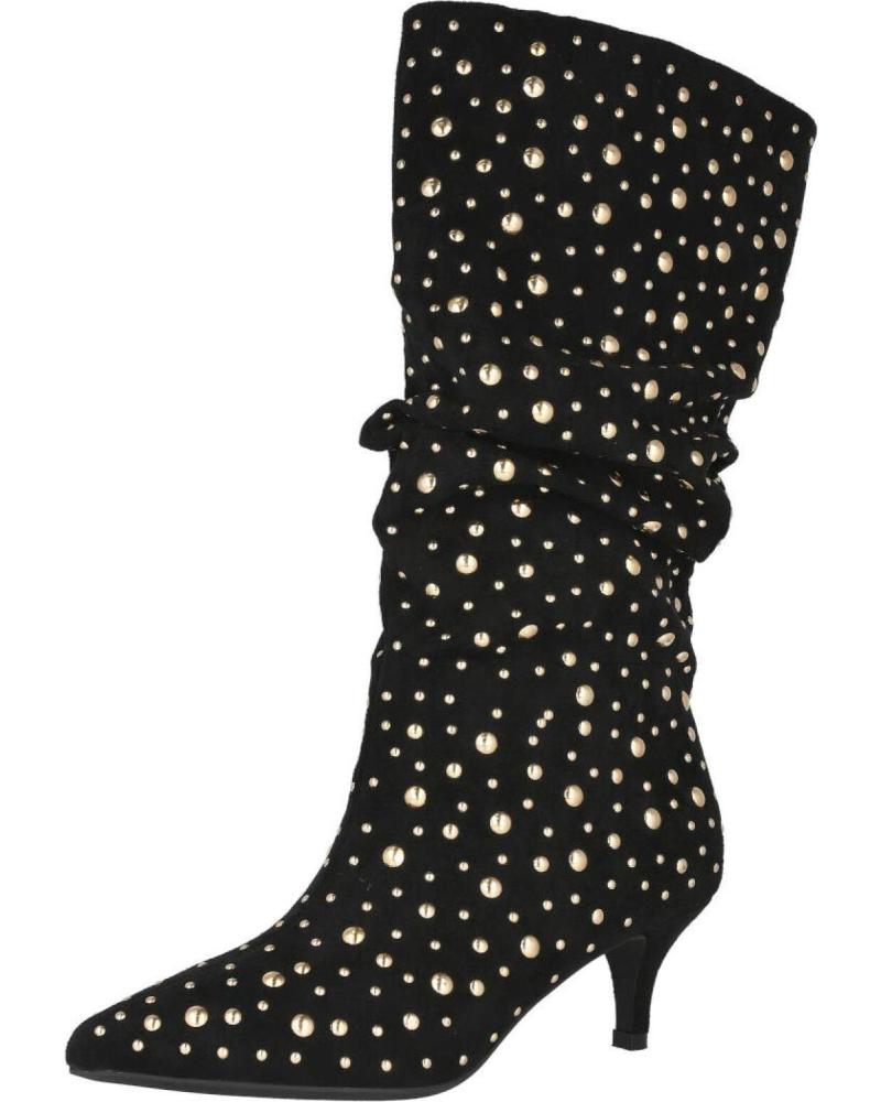 BUBBLE BOBBLE 7543 BOTAS TACHAS MUJER NEGRO