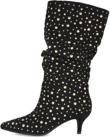 BUBBLE BOBBLE 7543 BOTAS TACHAS MUJER NEGRO