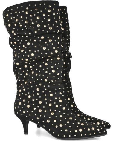 BUBBLE BOBBLE 7543 BOTAS TACHAS MUJER NEGRO