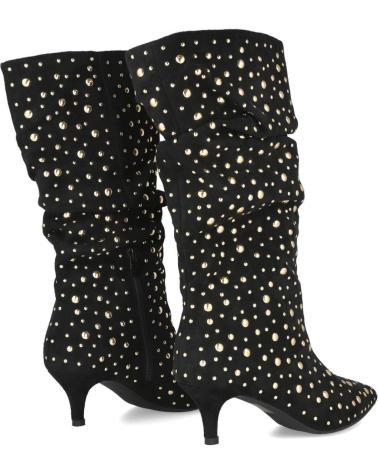 BUBBLE BOBBLE 7543 BOTAS TACHAS MUJER NEGRO