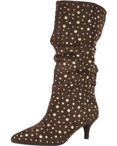BUBBLE BOBBLE 7543 BOTAS TACHAS MUJER MARRON