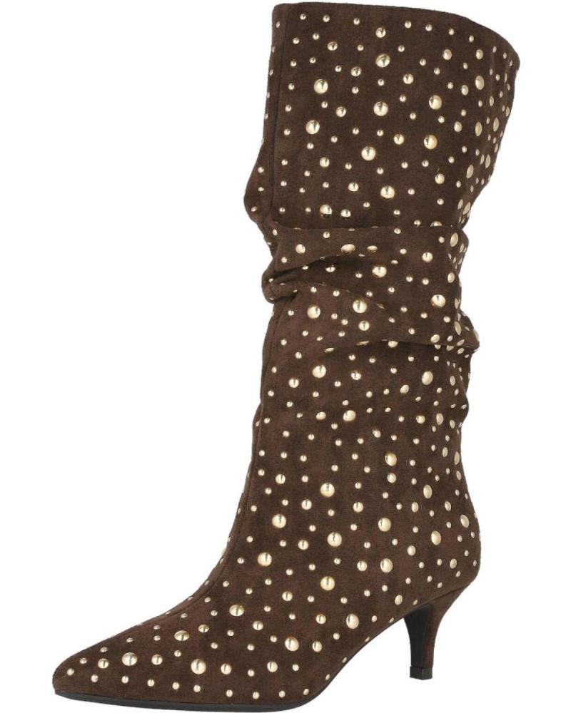 BUBBLE BOBBLE 7543 BOTAS TACHAS MUJER MARRON