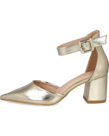 BUBBLE BOBBLE K2808 ZAPATOS METALIZADOS DE TACON CON PULSERA ORO