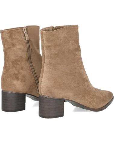 BUBBLE BOBBLE M2619 BOTINES DE ANTELINA CON TACON MEDIO MUJER TAUPE