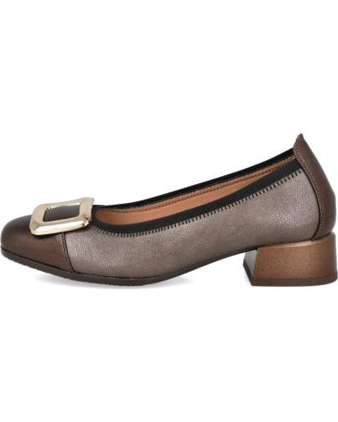 BUBBLE BOBBLE E510-17 BAILARINAS DE TACON MEDIO CON ADORNO METALICO MUJER BRONCE