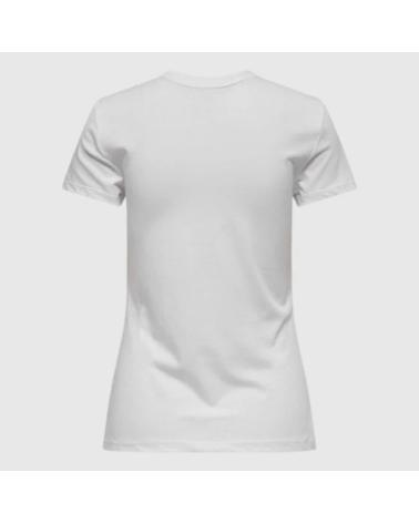 ONLY BEDRUCKTES T-SHIRT 15359670 WEISS-SCHWARZ VARIOS COLORES