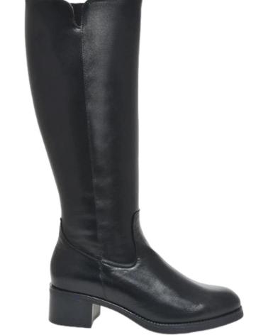 DESIREÉ BOTA ALTA PIEL MUJER DESIREE KRIM2 NEGRO DESIREÉ BOTA ALTA PIEL MUJER DESIREE KRIM2 NEGRO