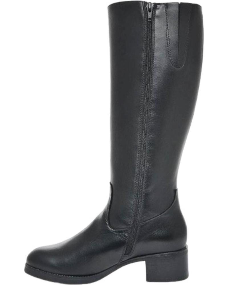 DESIREÉ BOTA ALTA PIEL MUJER DESIREE KRIM2 NEGRO DESIREÉ BOTA ALTA PIEL MUJER DESIREE KRIM2 NEGRO