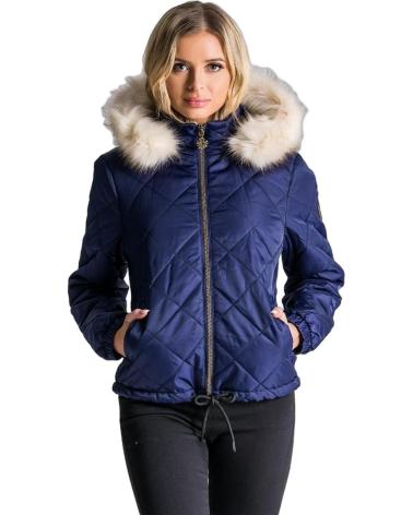 GIANNI KAVANAGH ABRIGO ACOLCHADO AZUL MARINO