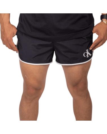 CALVIN KLEIN BANADOR CORTO BASIC CK MONOGRAM NEGRO