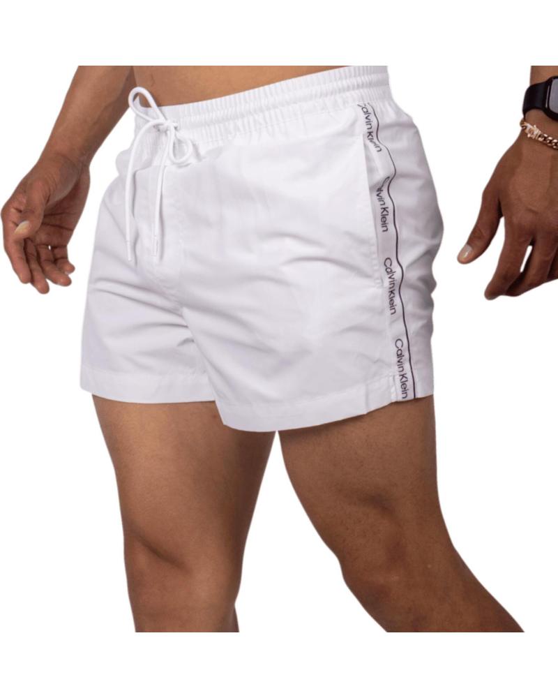 CALVIN KLEIN BANADOR CORTO BASIC LOGO TAPE BLANCO