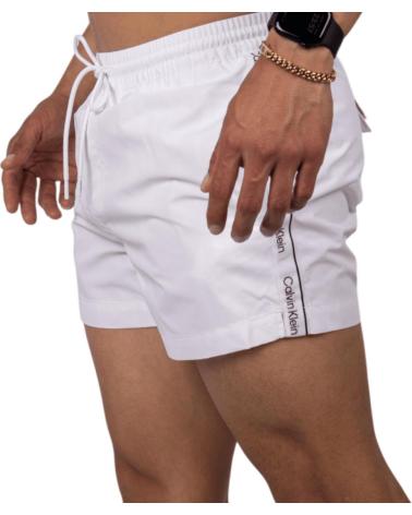 CALVIN KLEIN BANADOR CORTO BASIC LOGO TAPE BLANCO