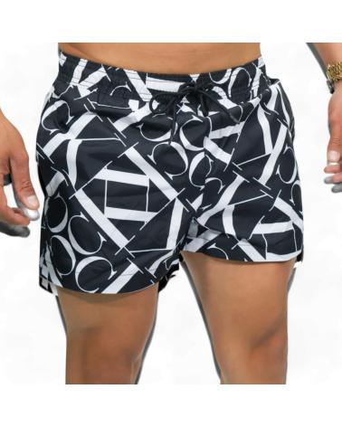 CALVIN KLEIN BANADOR CORTO CK MONOGRAM NEGRO