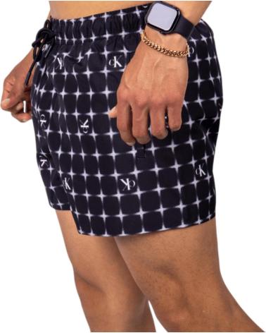 CALVIN KLEIN BANADOR CORTO CK MONOGRAM NEGRO