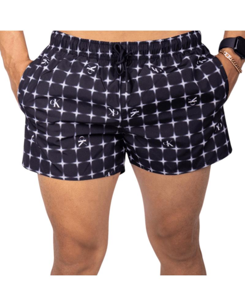 CALVIN KLEIN BANADOR CORTO CK MONOGRAM NEGRO