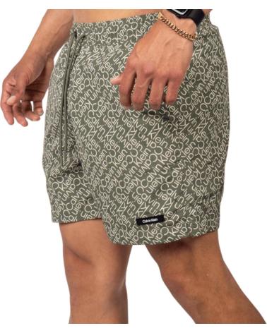 CALVIN KLEIN BANADOR EFECTO PIEDRA VERDE