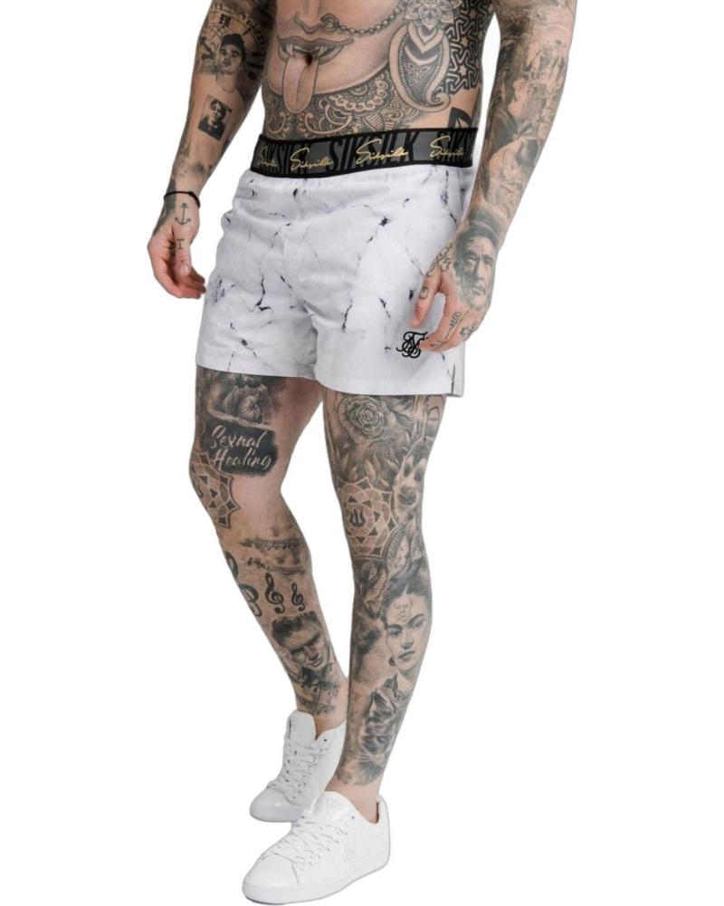 SIKSILK BANADOR MARBLE JACQUARD BLANCO