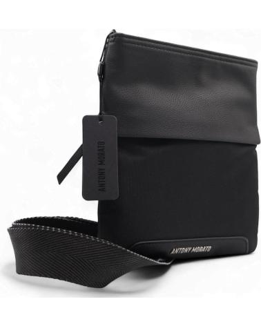 ANTONY MORATO BANDOLERA NEGRA LOGO PLACA NOMBRE