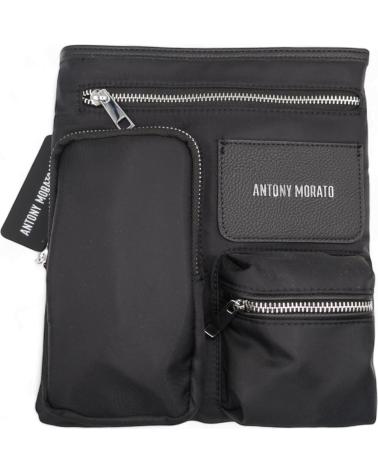 ANTONY MORATO BANDOLERA PIEL SINTETICA Y NYLON LEATHER NEGRO