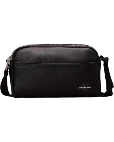 CALVIN KLEIN BANDOLERA MONOGRANA NEGRO
