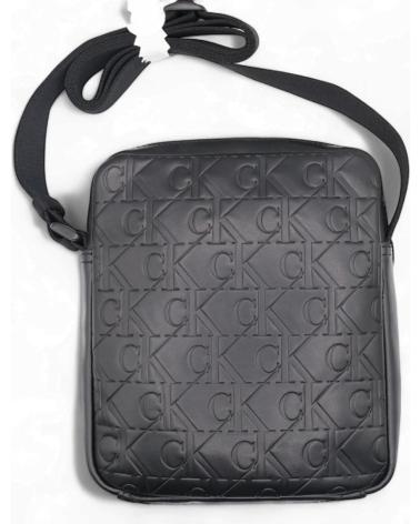 CALVIN KLEIN BOLSO REPORTER ULTRALIGERO CON LOGO NEGRO