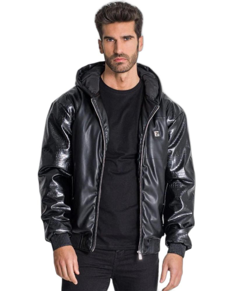 GIANNI KAVANAGH BOMBER CON CAPUCHA TEXAS NEGRO