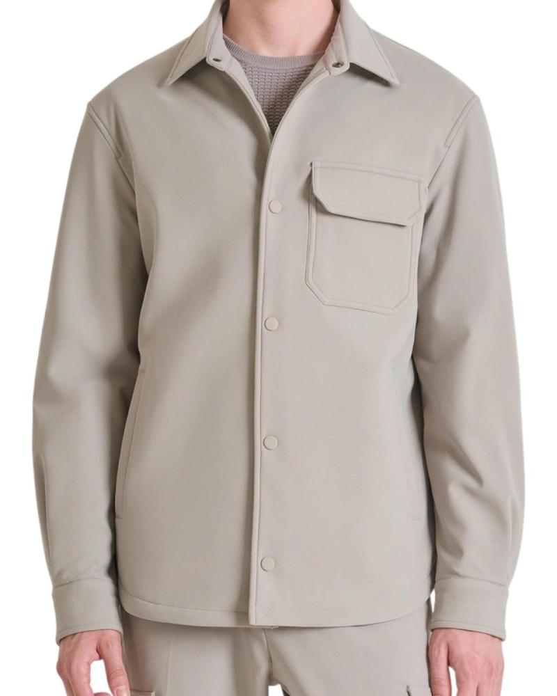 ANTONY MORATO CAMISA TEJIDO TECNICO BI-TECH HOMBRE GRIS CLAY
