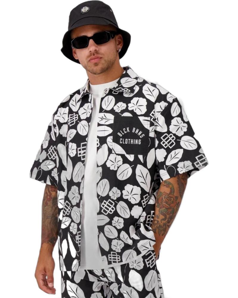BLACK BANANAS CAMISA BOHEMIAN NEGRO Y BLANCO BLACK BANANAS CAMISA BOHEMIAN NEGRO Y BLANCO