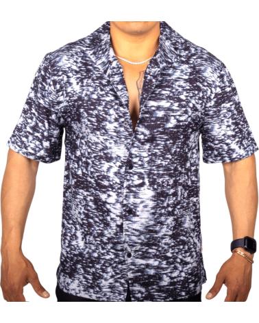 CALVIN KLEIN CAMISA EFECTO MAR DIFUMINADO NEGRO