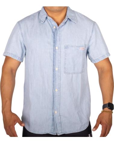CALVIN KLEIN CAMISA VAQUERA AZUL MARINO