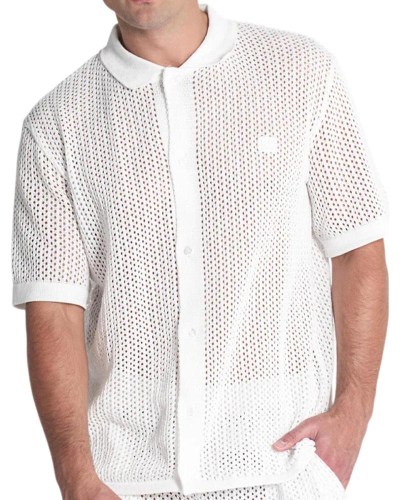 CHEMISE CROCHET AZULIK BLANCHE GIANNI KAVANAGH