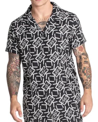 GIANNI KAVANAGH CAMISA GASTBY GOLD NEGRO