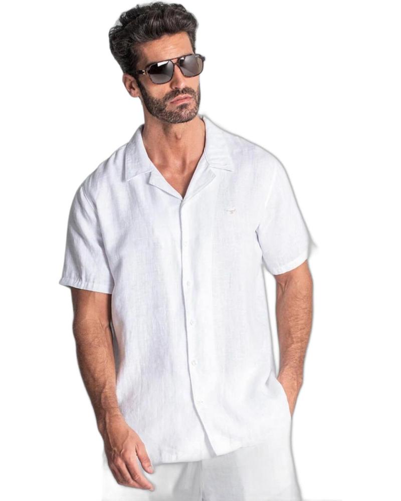 GIANNI KAVANAGH CAMISA HAWAIANA DE LINO BLANCO GIANNI KAVANAGH CAMISA HAWAIANA DE LINO BLANCO