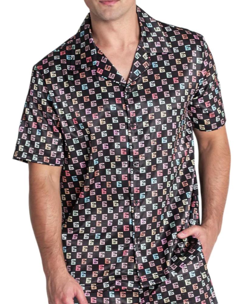 GIANNI KAVANAGH CAMISA SATINADA ALMA NEGRO GIANNI KAVANAGH CAMISA SATINADA ALMA NEGRO