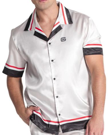 GIANNI KAVANAGH CAMISA SATINADA MIMOSA BEIGE