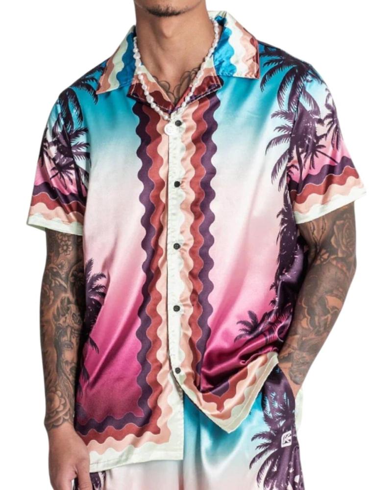 GIANNI KAVANAGH CAMISA TROPICANA AZUL GIANNI KAVANAGH CAMISA TROPICANA AZUL
